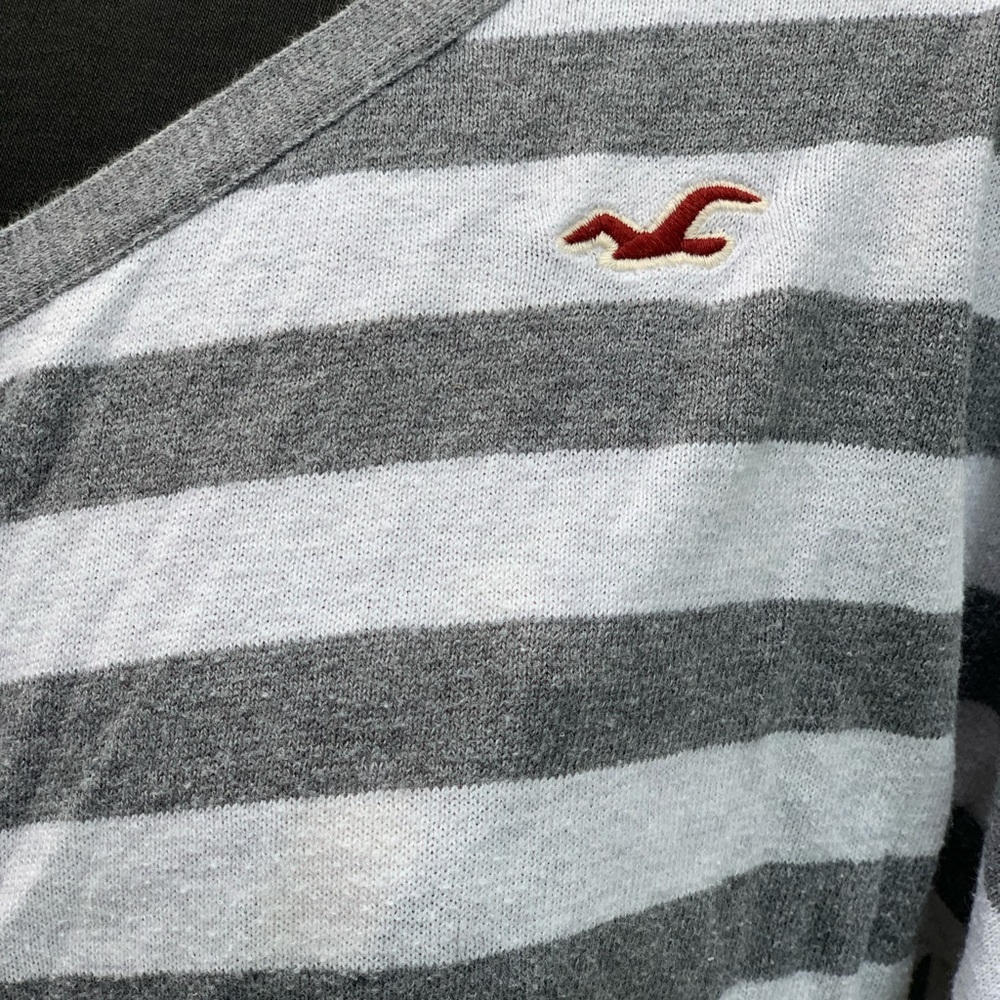 Hollister Short Sleeve Striped Cardigan - Picture 5 of 5